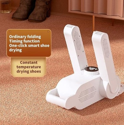 Multifunction Electric Shoe Dryer – Foldable, Constant Temperature Heating with Timer AllvueCo