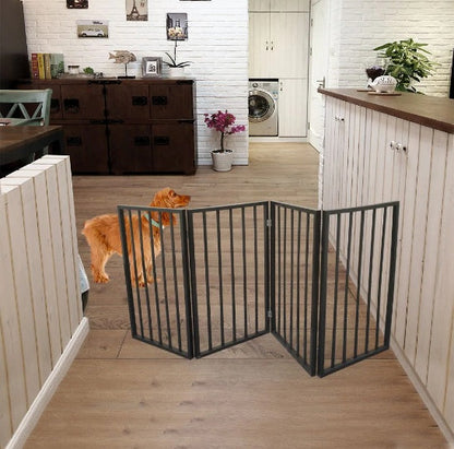 Portable Mesh Pet Safety Gate – Magic Barrier for Doorways & Stairs | No Tools Required - AllvueCo
