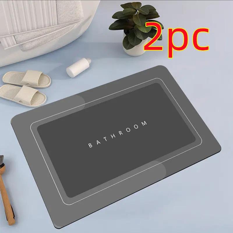 Bathroom Absorbent and Quick-Drying Floor Mat - Functional Design - AllvueCo