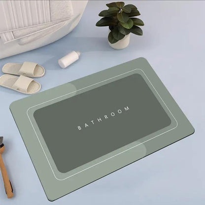 Bathroom Absorbent and Quick-Drying Floor Mat - Functional Design - AllvueCo