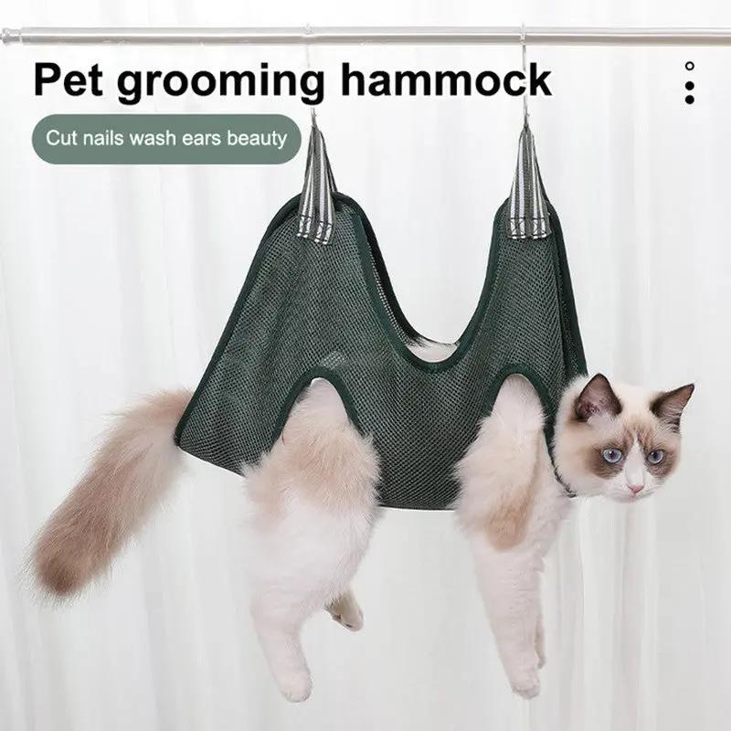 Pet Grooming Hammock Harness for Cats and Dogs - Cat Grooming Sling - AllvueCo