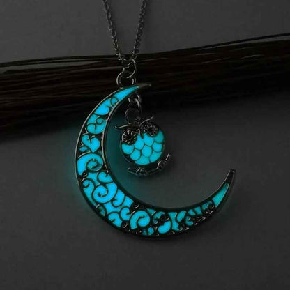 Glowing Pendant Necklace with Silver Plated Chain | Jewelry & Accessories