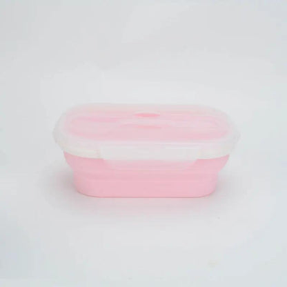 Portable Foldable Silicone Lunch Box - Convenient Meal Container - AllvueCo