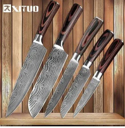 Carpenter's Special Set 6-Piece and 8-Piece Knife Set for Cooking - AllvueCo