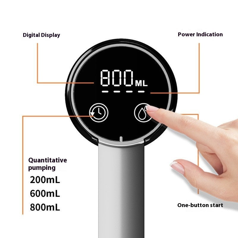 Wireless Electric Water Dispenser – LED Screen, Foldable Pump for Bottled & Mineral Water AllvueCo