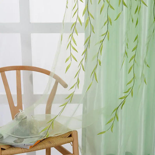 Exquisite Transparent Printed Curtains - Stylish Window Treatments - AllvueCo