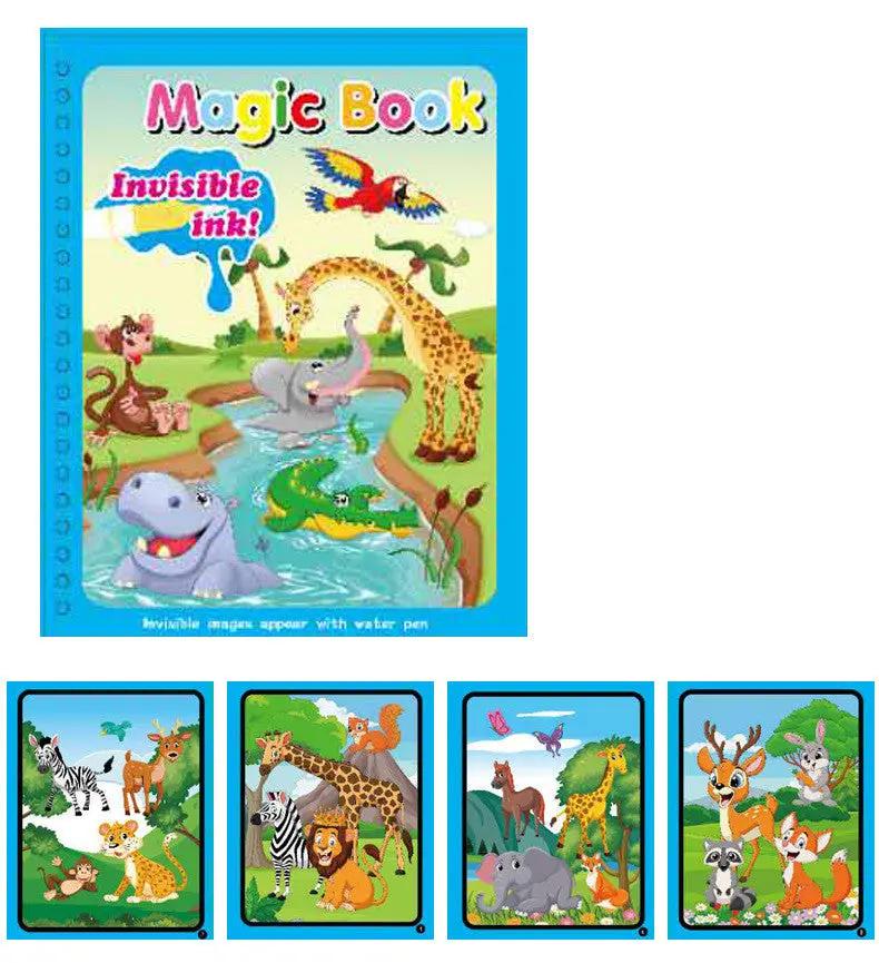 Children's Magic Water Painting Book Coloring And Coloring B | Jewelry & Accessories - AllvueCo