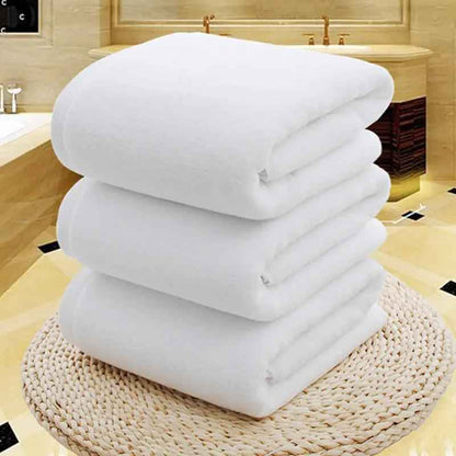 Pure Cotton Bath Towel - Thickened, Soft, and Highly Absorbent Towel