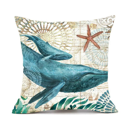 Sea Turtle Printed Throw Pillowcases for Home Decor - AllvueCo