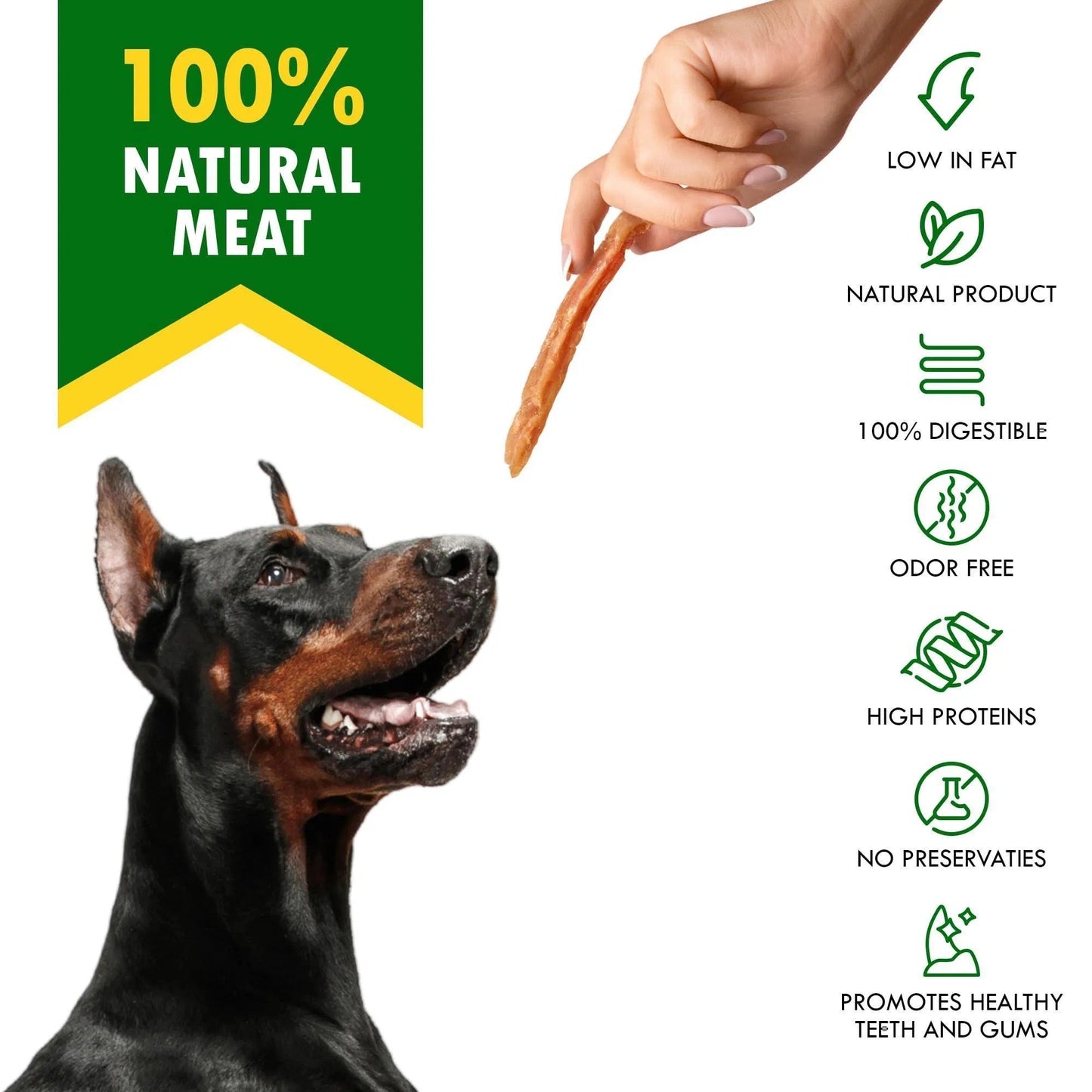 Chicken Strips Dog Treats – Human-Grade, Grain-Free Meat Sticks for Dogs - AllvueCo