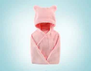 Cotton Baby Hooded Bath Towel for Adorable Baby Care & Electronic Learning Toys
