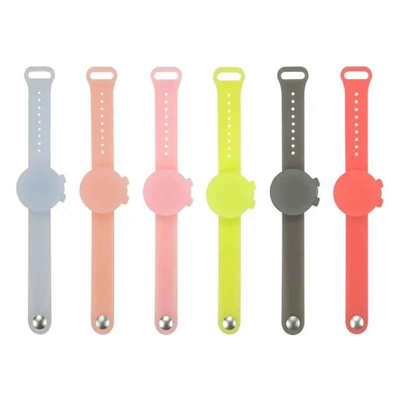 Outdoor Hand Sanitizer Bracelet - Silicone Wristband for Easy Disinfection