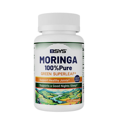 Moringa Capsules – Antioxidant & Anti-Inflammatory Supplement for Overall Health (60 Capsules) - AllvueCo