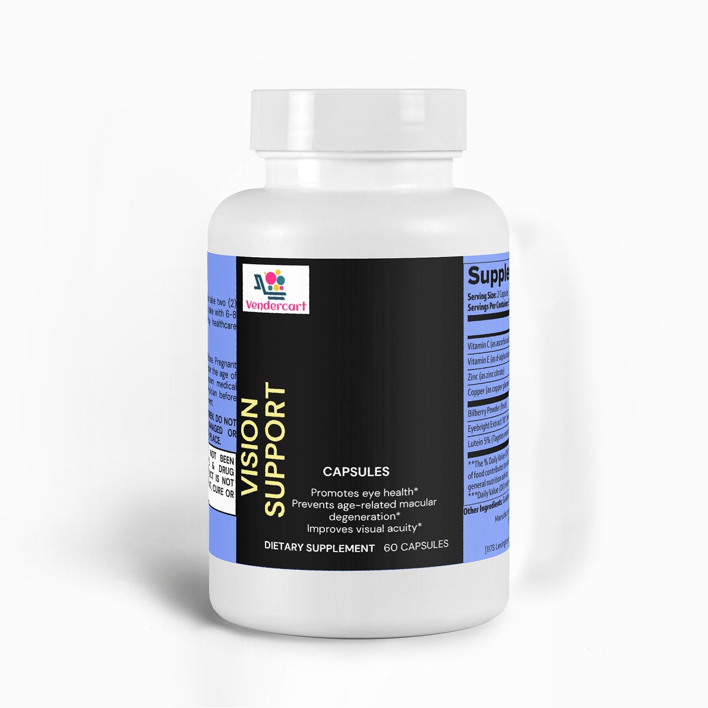 Vendercart Vision Support Supplement – Eye Health & Vision Clarity - AllvueCo