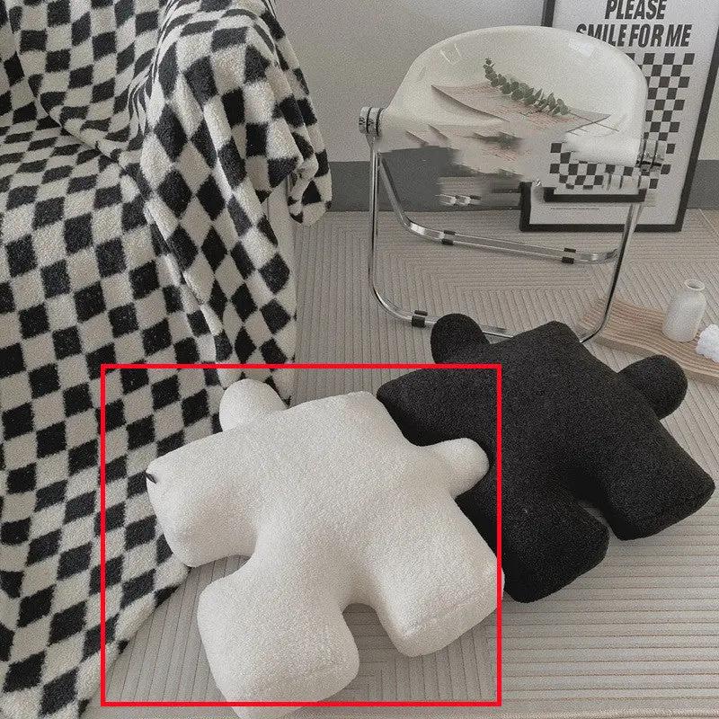 Fashion Stuffed Creative Puzzle Shaped Pillow - Modern Cushion - AllvueCo