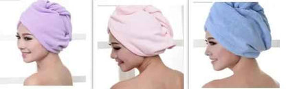 Women's Hair Dryer Cap - Quick Drying Absorbent Towel for Effortless Hair Care