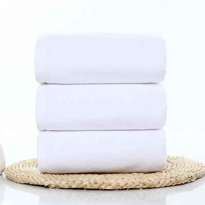 Pure Cotton Bath Towel - Thickened, Soft, and Highly Absorbent Towel