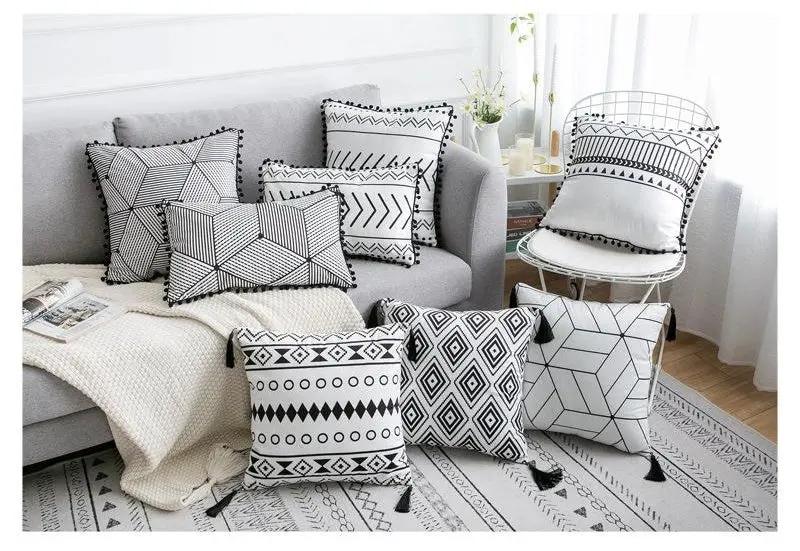 Bohemian National Throw Pillow - Decorative Cushion for Home - AllvueCo