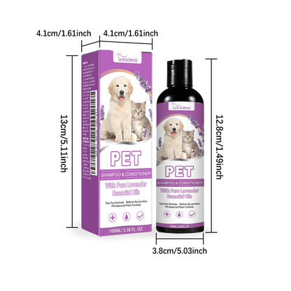 Pet Shampoo for Dogs – Anti-Itch, Coat Softening & Detangling Formula | 100ml Natural Grooming Solution - AllvueCo