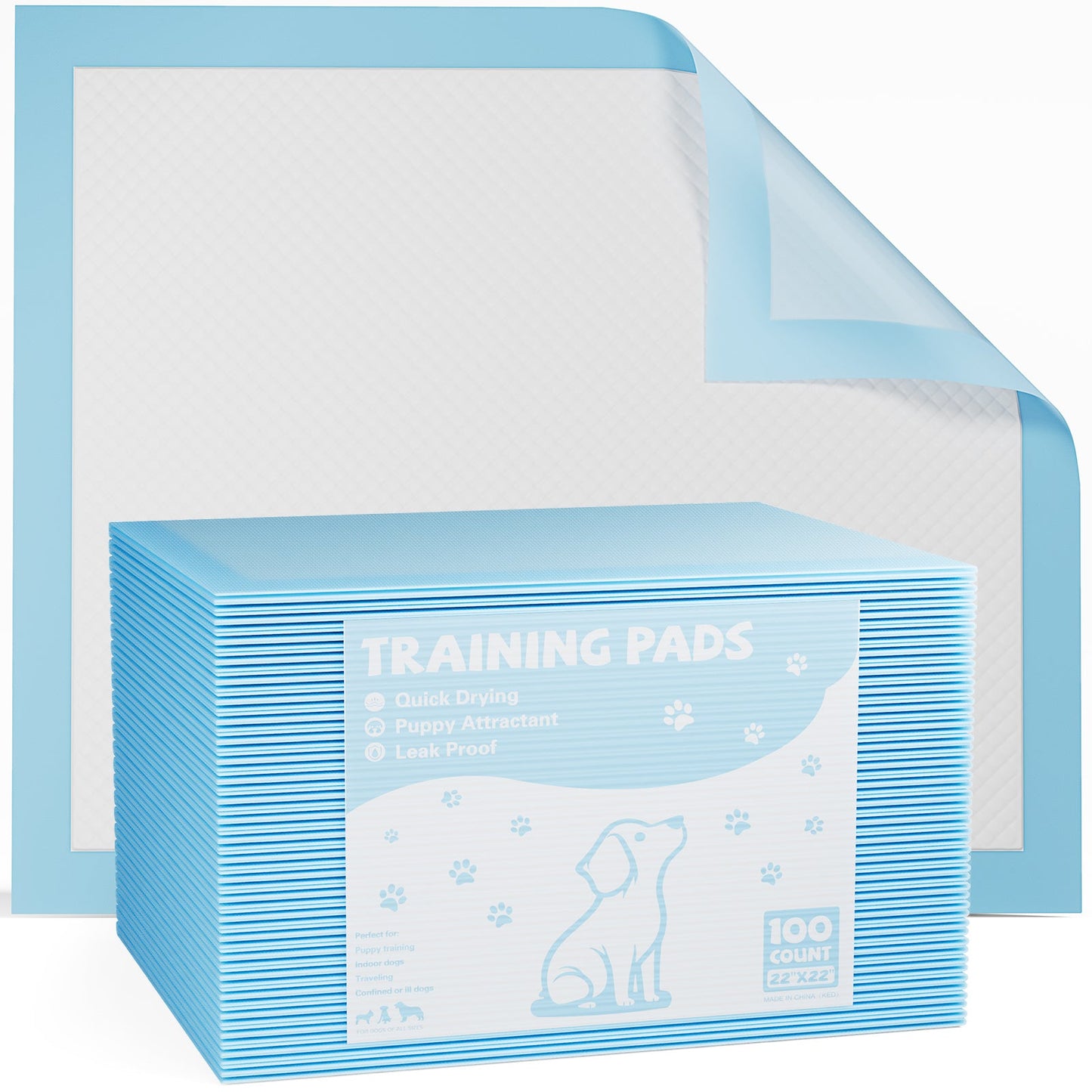 Leak-Proof Disposable Puppy Pads – Quick-Drying, Ultra Absorbent Dog Pee Pads for House Training & Travel - AllvueCo
