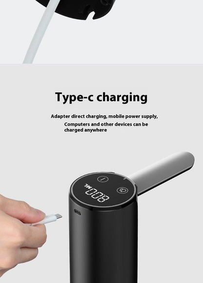 Wireless Electric Water Dispenser – LED Screen, Foldable Pump for Bottled & Mineral Water AllvueCo