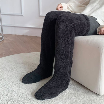 Over Knee Fuzzy Long Socks – Winter Warm and Cold-Proof Stockings AllvueCo
