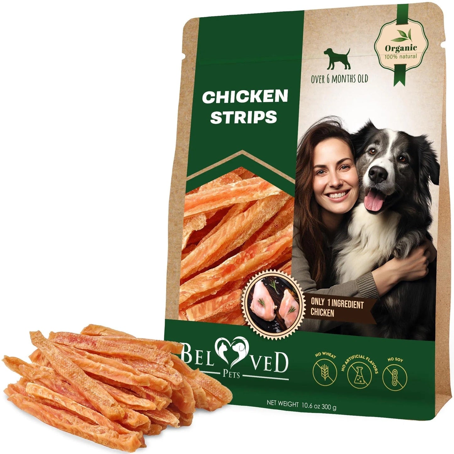 Chicken Strips Dog Treats – Human-Grade, Grain-Free Meat Sticks for Dogs - AllvueCo