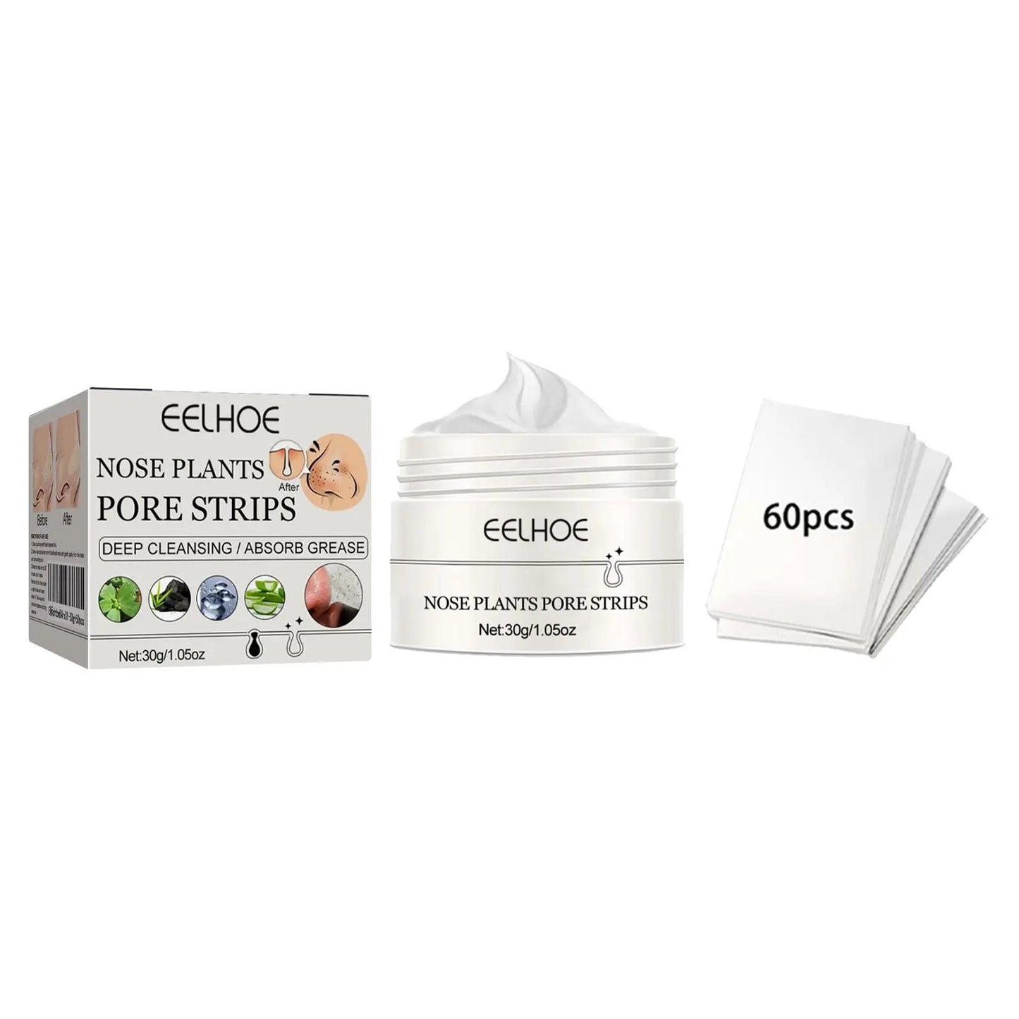 Eelhoe Blackhead Removal Nasal Mask – Deep Pore Cleansing & Blackhead Extractor - AllvueCo