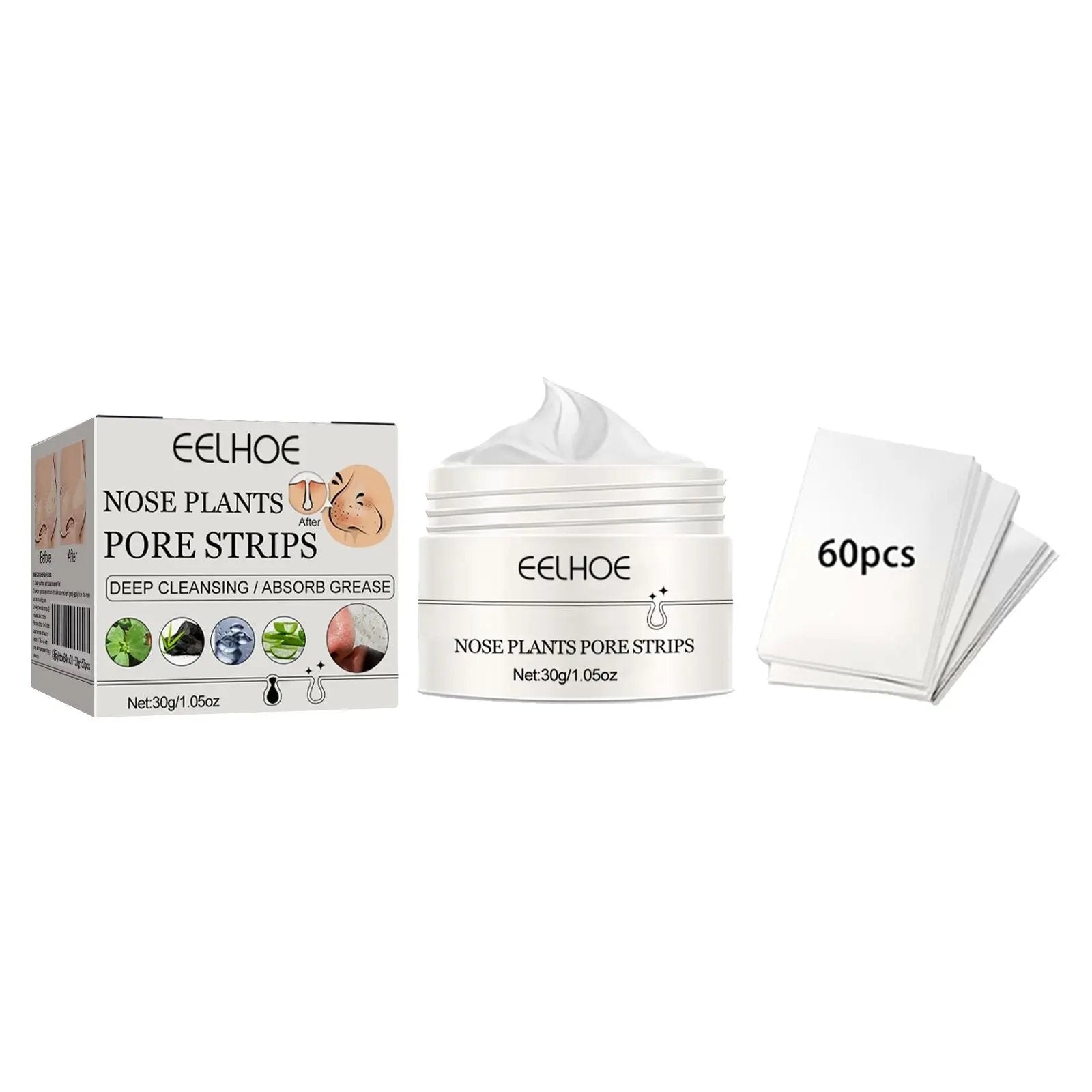 Eelhoe Blackhead Removal Nasal Mask – Deep Pore Cleansing & Blackhead Extractor - AllvueCo