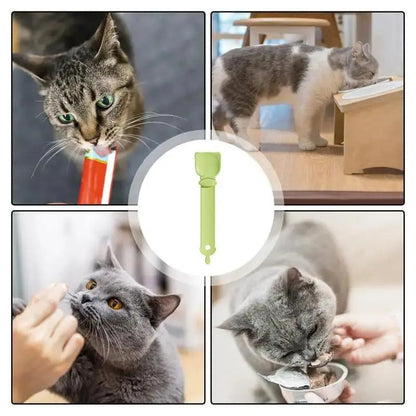 Cat Strip Feeder - Portable Cat Feeding Spoon for Wet Food - AllvueCo