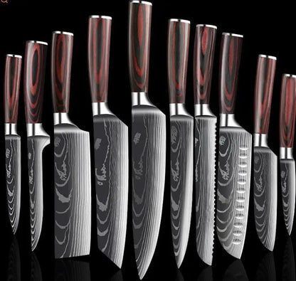 Carpenter's Special Set 6-Piece and 8-Piece Knife Set for Cooking - AllvueCo
