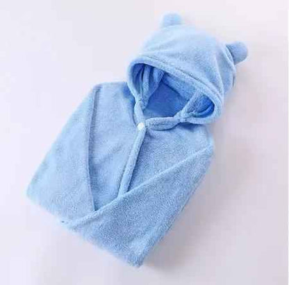 Cotton Baby Hooded Bath Towel for Adorable Baby Care & Electronic Learning Toys
