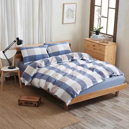 Pure Cotton Bed Sheet Set - Quality Four-Piece Bedding Collection