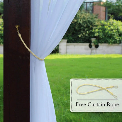 Outdoor Shading Door Curtain Waterproof Pavilion Balcony Curtain - AllvueCo