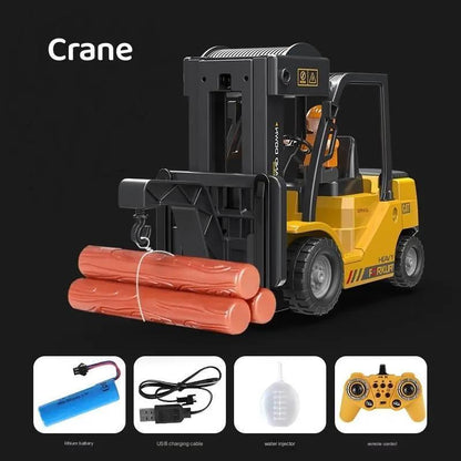 Children's Simple Alloy Charging Excavator Toy Car My Store