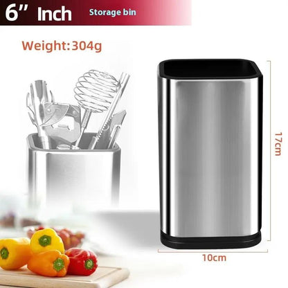 Creative Multifunctional Tool Holder – Large Capacity Knife & Cutlery Organizer with Drainage - AllvueCo