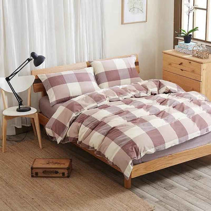 Pure Cotton Bed Sheet Set - Quality Four-Piece Bedding Collection