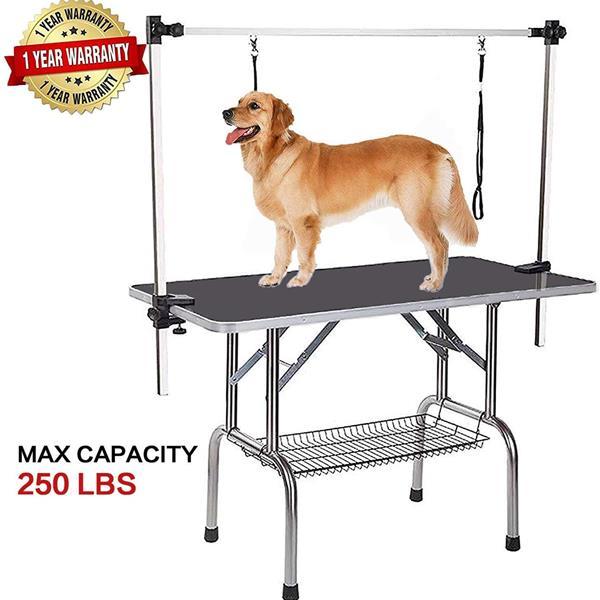 Pet Dog Grooming Table – Adjustable, Non-Slip & Foldable Grooming Station for Pets - AllvueCo