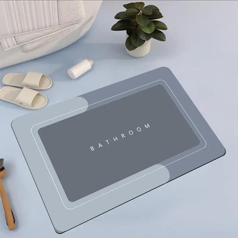 Bathroom Absorbent and Quick-Drying Floor Mat - Functional Design - AllvueCo