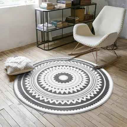 Ins Nordic Round Carpet - Stylish and Durable Home Decor for Every Space