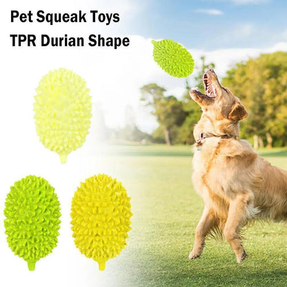 Dog Toy Durian Chew Glue Ball Pet Chewing Toy Dog Tooth Grin | Electronic Learning Toys - AllvueCo