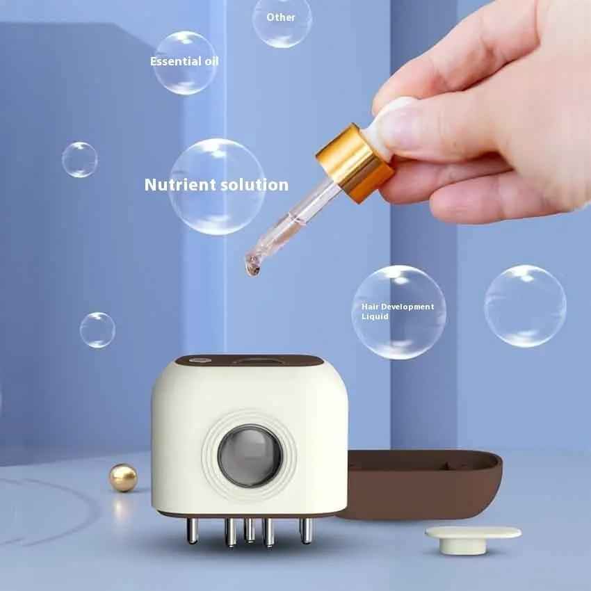 Scalp Medicine Device - Red Blue Light Micro Current Comb for Hair Health