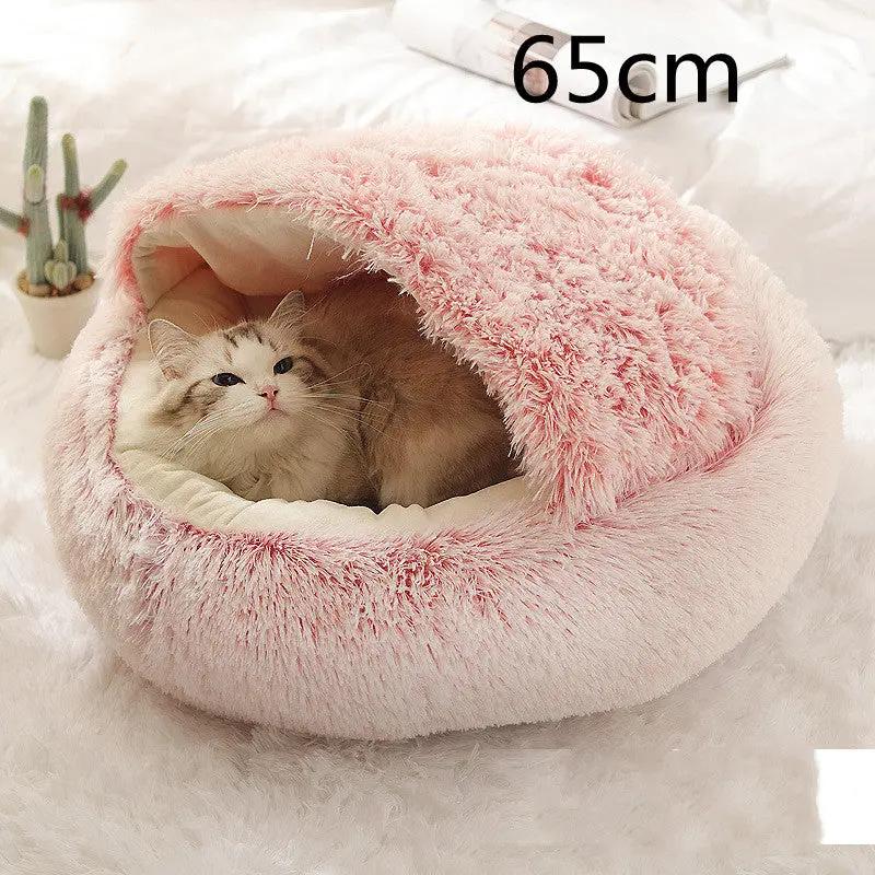 2-in-1 Dog and Cat Bed - Plush Winter Pet Bed for Comfort - AllvueCo