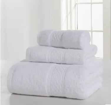 Cotton Soft Bath Towel Set - Double-Sided, Thick, Absorbent, and Skin-Friendly Comfort