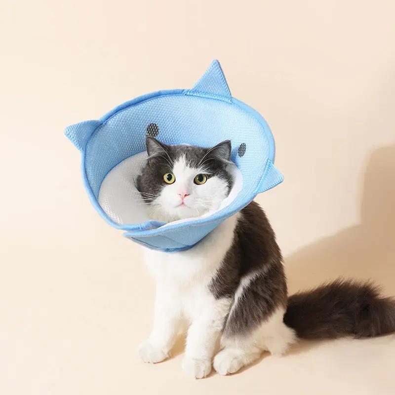 Soft Cat Recovery Collar - Nonwoven Fabric Cat Cone Collar - AllvueCo
