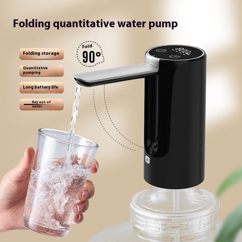 Wireless Electric Water Dispenser – LED Screen, Foldable Pump for Bottled & Mineral Water AllvueCo