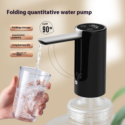 Wireless Electric Water Dispenser – LED Screen, Foldable Pump for Bottled & Mineral Water AllvueCo