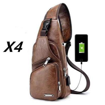 Waterproof One-Shoulder Messenger Bag for Casual Use