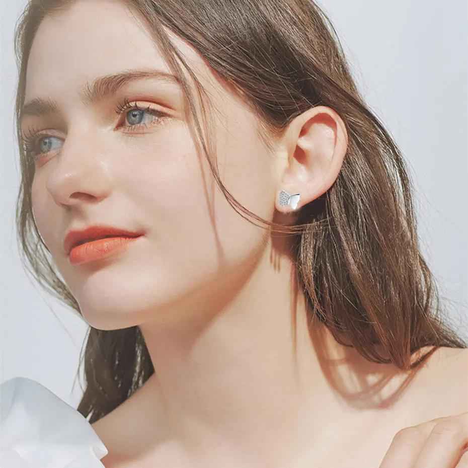 Butterfly Copper Plated Earrings for Effortless Elegance