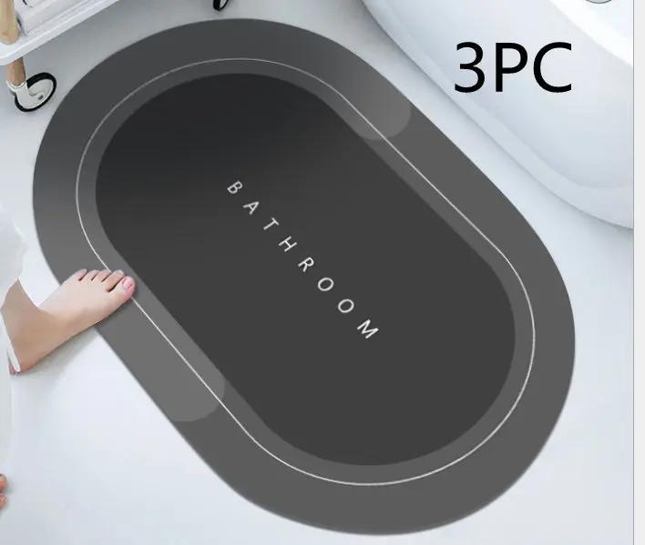 Bathroom Absorbent and Quick-Drying Floor Mat - Functional Design - AllvueCo